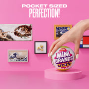 Mini Brands Create Mini Masterpieces Series 1, Capsule 2 Pack by ZURU, Real Miniature Masterpiece Creations Collectible Toy