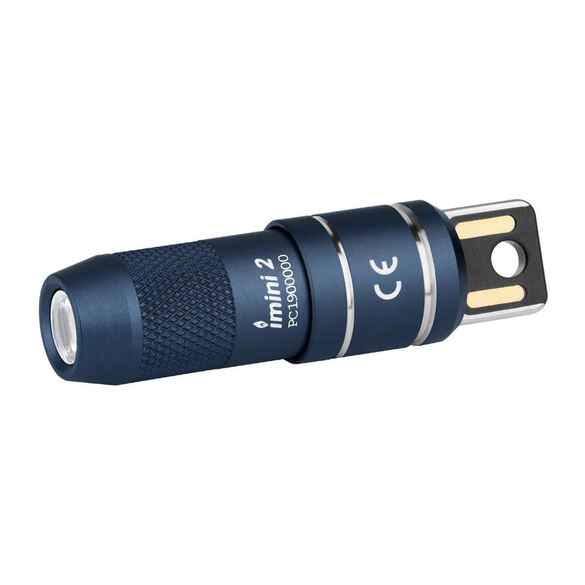 OLIGHT IMINI 2 Rechargeable EDC Keychain Mini Flashlight Midnight Blue | 50LM and 21M Throw, Compact and Portable, Mini LED Keyring Lights, Built-in Battery, Ideal for Everyday Carry and Emergencies
