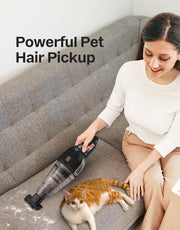 Portutif Handheld Vacuum Cleaner, 8Kpa Strong Suction Car Vacuum Cleaner | Hand Held Vacuum Cordless，Portable 30-Min Run Time，400ML Dust Cup，78Db， Lightweight for Car，Carpet Stairs，Pet Hair