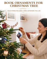 Mini Book Advent Calendar 2026 for Book Lovers, 24 Christmas Ornaments | 24 Readable, Decorative, Collectible Mini Books, Classic World Literature Surprises Christmas Countdown for Adults, Teens