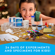 National Geographic 2026 Science Advent Calendar for Kids Ages 8-12 | 24 Days of Experiments and Gemstones, Holiday Countdown, Rock Collection, Hands-On STEM Projects, Christmas Gift