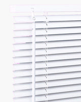White PVC Venetian Blind Blinds Easy Fit Curtains Trimmable Fittings Windows Treatment Shutters Twist Open Close Pay only 1 Flat shipping £3.99 for multiple buying (White, 105 W x 150 L)