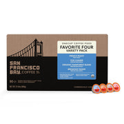 San Francisco Bay Variety Pack Original K-Cup Compatible Coffee Pods, 80 ct | Commercially compostable single-serve pods, Variety pack offers variety of smooth cups in any K-Cup brewer