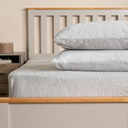 Brentfords Teddy Fleece Fitted Sheet, Gifts for Women Men Super Soft Warm Fitted Bed Sheets Double Thermal Luxury Winter Cuddly Bed Sheets Teddy Bear Bedding Easy to Use Fit, Grey Silver