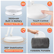 One Fire Rechargeable Lamp, Portable Light, Reading Light,Long Battery Life | Dimmable Brightness Adjustment, 300 lumens of high brightness, Crafting, Office, Reading