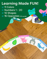 Alphabet Flash Cards - Thick ABC Flash Cards for Kids | Lowercase & Uppercase Letter Recognition Learning Game for Ages 3-6