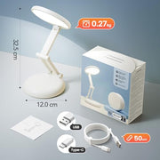 One Fire Rechargeable Lamp, Portable Light, Reading Light,Long Battery Life | Dimmable Brightness Adjustment, 300 lumens of high brightness, Crafting, Office, Reading