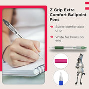 Zebra Pen Z-Grip 8pk Assorted