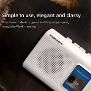 TOMASHI Portable Cassette Player Tape Recorder with Built-in Speaker,Microphone,Headphone Jack-, 4.57 x 3.54 x 1.38inch