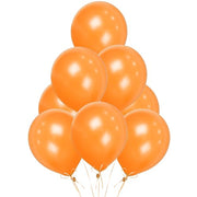 Orange Balloons 10 Pack, Large 12 Inch Thick Latex Biodegradable Helium Party Balloons for Birthday, Wedding, Baby Shower, Valentine's Day Events Decoration for Balloon Arch Garland