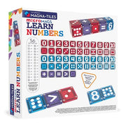 MAGNA-TILES microMAGS Learn Numbers 56-Piece Magnetic Construction Set, The Original Magnetic Building Brand