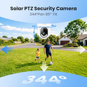 GALAYOU Solar Camera Outdoor Wireless for Home Security 2.4GWiFi, R6 1Pack | 2K Cameras for Home Security/Garage/Farm/Outside Surveillance, Detachable Solar Panel, Color Night Vision, SD/Paid Cloud