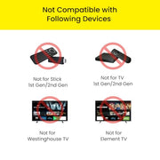 Replacement Remote for Insignia Toshiba Amazon Fire Smart TV | Voice Control, Simple Setup, 1-Year Warranty