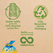 Flash Dust Magnet Duster Refills, 25 Units