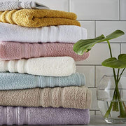 Catherine Lansfield Zero Twist Cotton 50x85cm Hand Towel Silver Grey