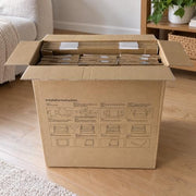HORLIMER 5 Pack Trading Card Storage Box, 4 Row 3600 Count Card Boxes | 80 Dividers Card Stoage Box for MTG, TCG, Sports, Toploader