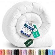 Utopia Bedding Coverless King Size Duvet, 10.5 Tog Box Stitched, White | Luxury Comforter with Ultra-Soft Touch Microfiber filling, Durable Construction and Corner Tabs, Machine Washable