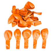 Orange Balloons 10 Pack, Large 12 Inch Thick Latex Biodegradable Helium Party Balloons for Birthday, Wedding, Baby Shower, Valentine's Day Events Decoration for Balloon Arch Garland