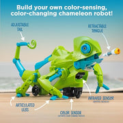 Thames & Kosmos My Robotic Pet: Coding Chameleon STEM Building & Experiment Kit | Color-Sensing Coding Robot for Boys & Girls Ages 8+, Screen-Free Educational Fun, Robotic Reptile with 3 Play Modes
