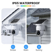 GALAYOU Solar Camera Outdoor Wireless for Home Security 2.4GWiFi, R6 1Pack | 2K Cameras for Home Security/Garage/Farm/Outside Surveillance, Detachable Solar Panel, Color Night Vision, SD/Paid Cloud