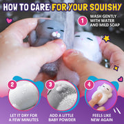 Nutty Toys Squishy Cat Set - 2" Soft Silicone Kawaii Kitties, Top Stress Relief Toy 2026 Unique Gifts for Teens Kids Women Men Adults Best Teenage Girls Teen Boy Tween Christmas Stocking Stuffers Idea