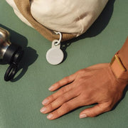 Chipolo Loop - Rechargeable Bluetooth Tracker for Key and Item Locator | Compatible with Apple or Google, Call Your Phone & Out of Range Alerts for Android (Charcoal)
