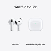 Apple AirPods 5 with Wireless Charging Case | Wireless Earbuds, Wireless Charging Case, Active Noise Cancellation, Personalized Spatial Audio, Live Translation, H2 Chip