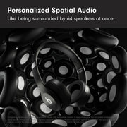 Beats Solo 4 - Wireless On-Ear Bluetooth Headphones, Up to 50-Hour Battery Life, Ultra-Lightweight Comfort, Powerful and Balanced Sound, Apple & Android Compatible - Matte Black