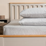 Brentfords Teddy Fleece Fitted Sheet, Gifts for Women Men Super Soft Warm Fitted Bed Sheets Double Thermal Luxury Winter Cuddly Bed Sheets Teddy Bear Bedding Easy to Use Fit, Grey Silver