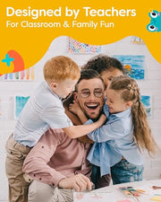 Alphabet Flash Cards - Thick ABC Flash Cards for Kids | Lowercase & Uppercase Letter Recognition Learning Game for Ages 3-6