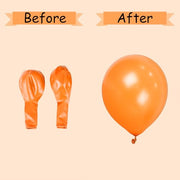 Orange Balloons 10 Pack, Large 12 Inch Thick Latex Biodegradable Helium Party Balloons for Birthday, Wedding, Baby Shower, Valentine's Day Events Decoration for Balloon Arch Garland