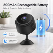 ELEFOCUS Hidden Camera，Mini Camera，2K Spy Camera Wireless for Home Security，Small Indoor Nanny Cam with Night Vision & Motion Detection，WiFi Cameras for Pet/Baby, Camaras Espias Ocultas