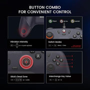 GameSir Nova Lite Wireless Controller for PC, Hall Effect Sticks & Trigger | Bluetooth Controller Gamepad with Hall Effect Trigger,Turbo,Rumble Vibration, Android, Switch & Steam Deck