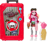 Monster High Skulltimate Secrets Cupid Asteria Doll Set | Destination: Cabin Slay-cation Unboxing Set with Suitcase and 19+ Surprises like Clothes and Fashion Accessories