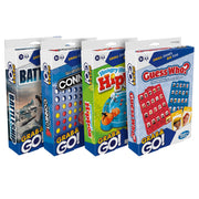 Hasbro Grab and Go! Bundle (4 Pack) | Kids Travel Board Games, Battleship, Connect 4, Guess Who?, Hungry Hungry Hippos Games, 2 Players, Gifts for Kids, Ages 7+