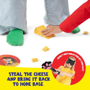 Cats and Robbers, Steal the Cheese Game by Relatable | Up and Active Halloween Family Games, Includes Inflatable Paw, Cheese, Squeaky Mice Feet and More