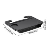 2-in-1 Car Steering Wheel Desk & Seat Gap Organizer Tray