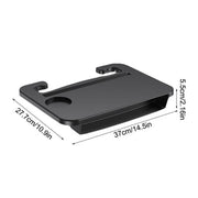 2-in-1 Car Steering Wheel Desk & Seat Gap Organizer Tray