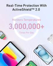 Anker Zolo Power Bank,20,000mAh 30W Portable Charger with Built-in USB-C | High-Speed Charging for iPhone 17 / 16 / 15 Series, Galaxy, and More