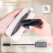 Gritin 16 LED Reading Light, Book Light - Eye Caring 3 Color Temperatures | Stepless Dimming Brightness, Power Indicator, Long-Lasting Rechargeable, Lightweight Flexible Clip on Lamp for Book Lovers