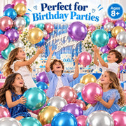 XEANCO Balloons 50 Pack, Beautiful Latex Balloons, Party Balloons, Wedding Balloons for Decoration, Perfect for YOUR Beautiful Parties, Birthdays (10-12 Inches)