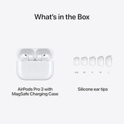 Apple AirPods Pro 3 Wireless Earbuds with Active Noise Cancellation | Live Translation, Heart Rate Sensing, Hearing Aid Feature, Bluetooth Headphones, Spatial Audio, USB-C Charging