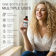 MUNUSNA Peppermint Essential Oil 100ml, Pure Natural Oil for Diffusers | Peppermint Oil with Fresh Cool Herbal Aroma, Steam Distilled for Candle Making, Soaps, Massage Blends and DIY Projects