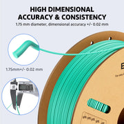 ELEGOO PLA+ Filament 1.75mm White 1KG, PLA Plus Tougher and Stronger 3D Printer Filament, Dimensional Accuracy +/- 0.02mm, 1kg Cardboard Spool(2.2lbs) Fits for Most FDM 3D Printers