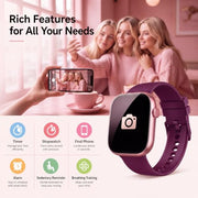 Smart Watch for Women, Bluetooth Answer/Make Calls, 1.83"HD Screen, 2 Bands | IP67 Waterproof Fitness Tracker, Heart Rate/Sleep Monitor, DIY Dial, Multi-Sport Modes Pedometer, Smartwatch for iOS/Android