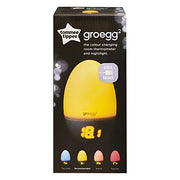 Tommee Tippee GroEgg2 Toddler Nightlight Colour-Changing Room Thermometer | LED Colour-Changing Display Shows Room Temperature at a Glance, Adjustable Brightness, Silicone Shell