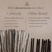 Mystic Oud Agarwood Incense Sticks - Thick Resin Incenses 40+ Pack, 9 Inch | 2x Thick Hand-rolled, Assam oudh chips & herbs, Charcoal Free Incense, Rich Woody Exotic Oud (45 min+ burn)