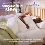 Slumberdown Anti Allergy Double Duvet 10.5 Tog - Allergy UK Approved All Year Round Double Quilt for Allergy Sufferers - Made in the UK, Anti Bacterial and Machine Washable Bedding (200 x 200cm)