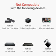 Replacement Voice Remote for Fire Stick, TV Cube, Amazon Fire Smart TV | for FireStick (HD, 4K, Select, Plus, 4K Max), Smart TV (Omni, Ember, Insignia, Toshiba)