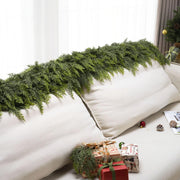 9Ft Christmas Garland,Real Touch Cedar Garland,Realistic Faux Pine Garlands | Artificial Greenery Garland for Winter Home, Mantle, Fireplace, Indoor, Outdoor Christmas Decorations (1Pcs)